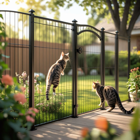 Cat Proof Fences That Actually Work:  Tested Solutions for Happy Indoor- Outdoor Cats