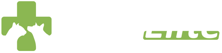 pawselite logo in white on the footer