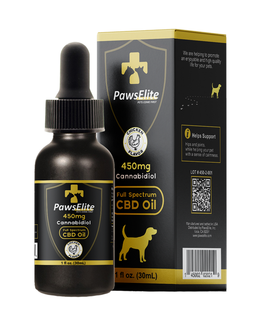 Chicken Flavored CBD Oil For Dogs - 450mg / 900mg